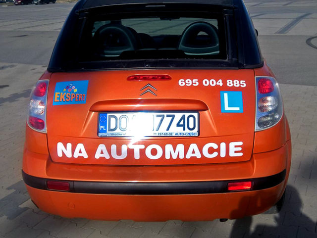 Nauka jazdy na skrzyni automatycznej