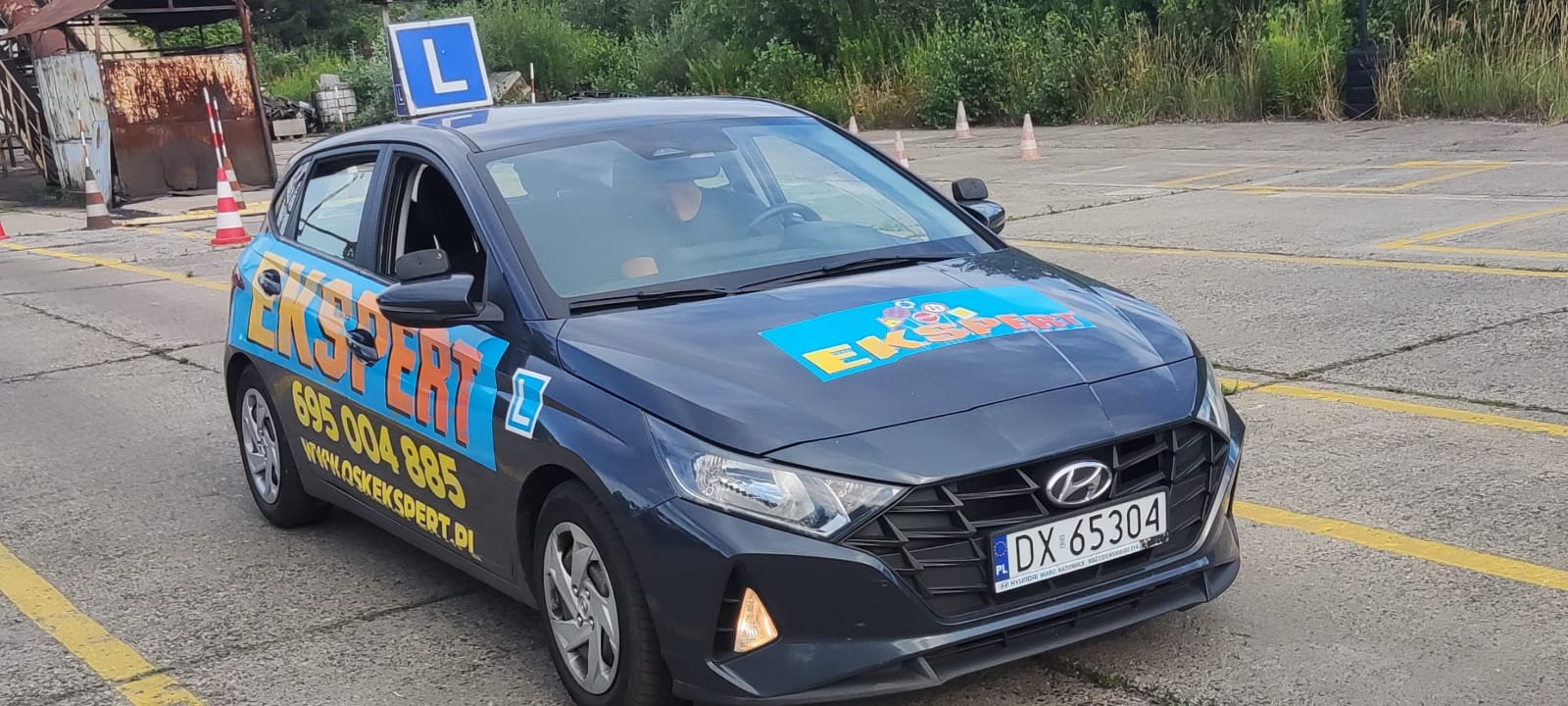 Nauka jazdy ekspert - plac manewrowy